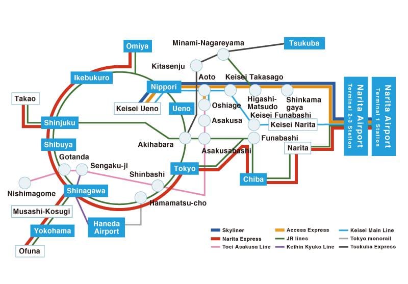 карта линия Кэйсэй