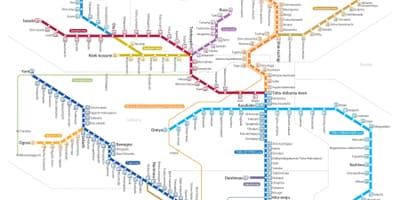 Карта линии tobu тодзио