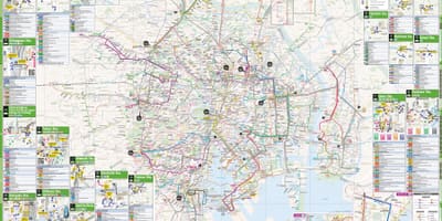 Токио городской автобус карте