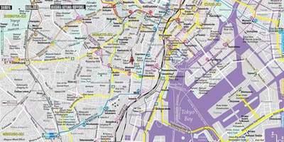 Токио на карте