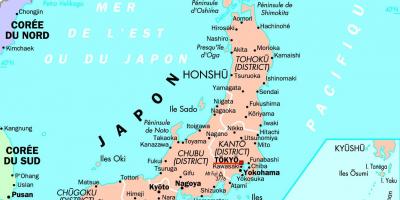 Карта Японии Токио