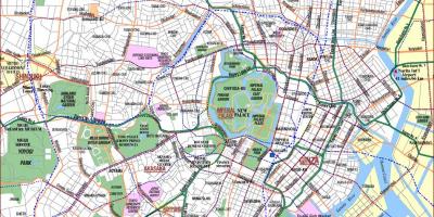 Карта города Токио