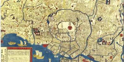 Карта старого Токио